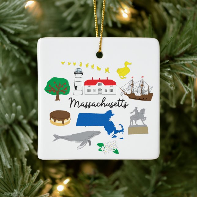 Massachusetts Ornament (Baum)