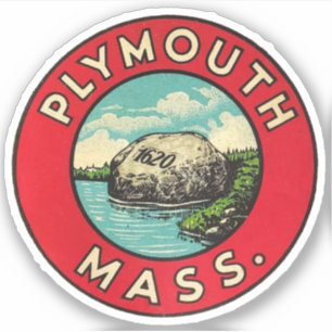Massachusetts Plymouth - Sticker