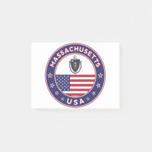 Massachusetts Post-it Klebezettel