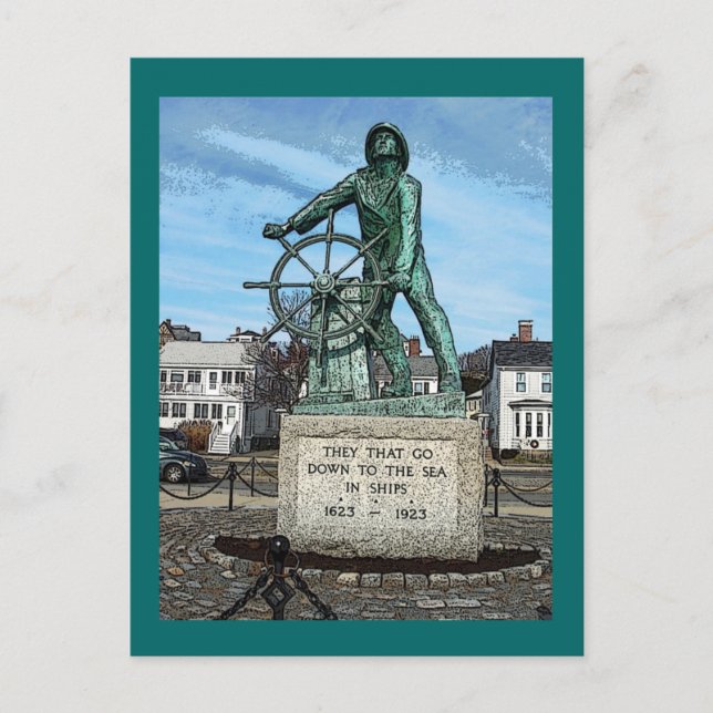 Massachusetts, Postkarte (Vorderseite)