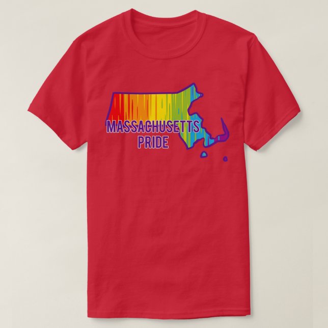 Massachusetts Pride T-Shirt (Design vorne)