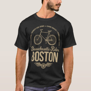Massachusetts Riders Boston Radfahren T-Shirt