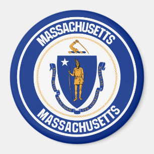 Massachusetts RundEmblem Magnet
