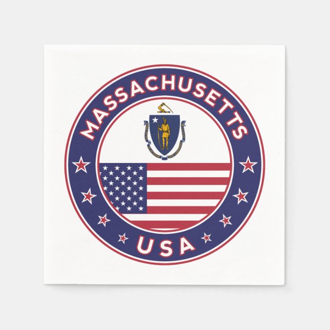 Massachusetts Serviette (Vorderseite)
