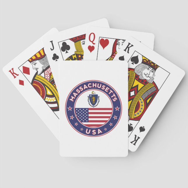 Massachusetts Spielkarten (Rückseite)