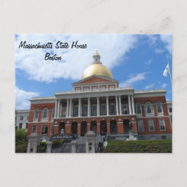 Massachusetts Staat House, Boston Postkarte