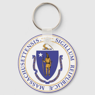 Massachusetts-Staats-Siegel-Schlüsselanhänger Schlüsselanhänger
