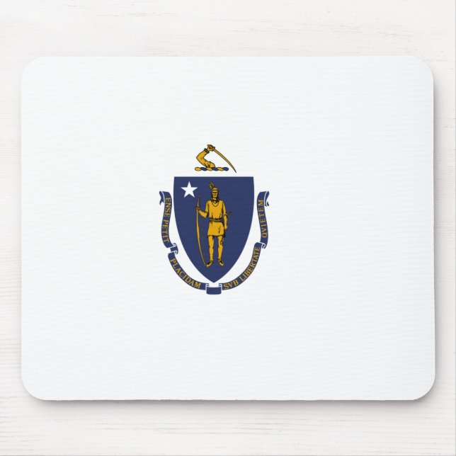 Massachusetts Staatsflagge Mousepad (Vorne)