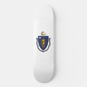 Massachusetts Staatsflagge Skateboard