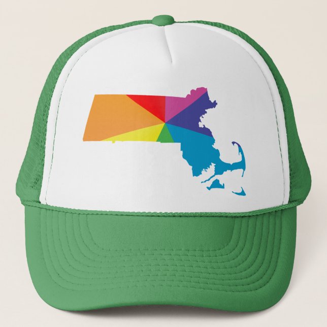 Massachusetts stolz. truckerkappe (Vorderseite)
