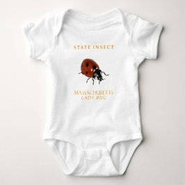 Massachusetts Territory Insekt Der Lady Bug Baby Strampler