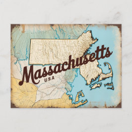 Massachusetts, USA Postkarte