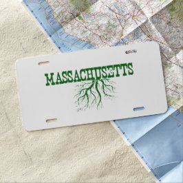 Massachusetts-Wurzeln US Nummernschild