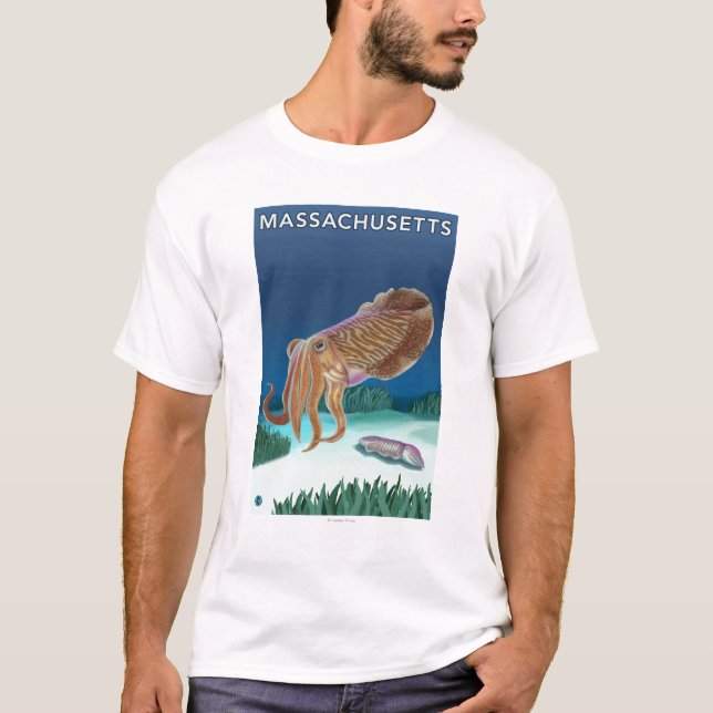 MassachusettsCuttlefish Szene T-Shirt (Vorderseite)