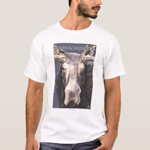 MassachusettsMoose herauf nahes T-Shirt