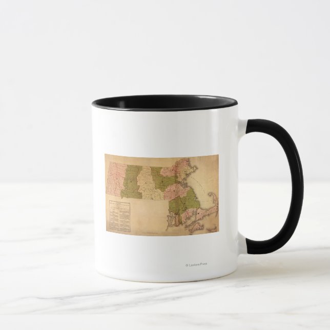MassachusettsPanoramakarteMassachusetts Tasse (Rechts)