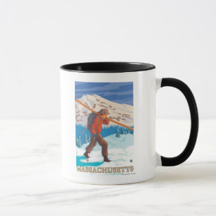 MassachusettsSkier Carry Skis Tasse