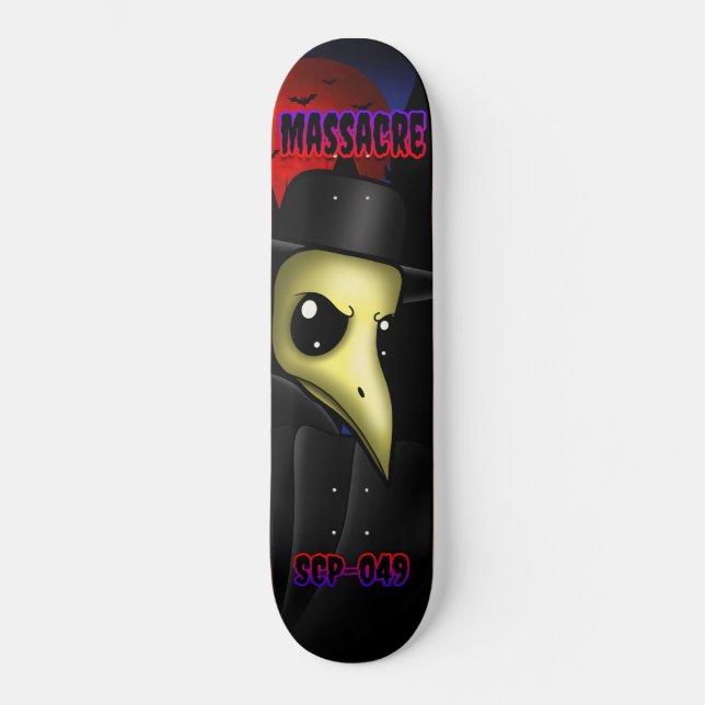 Massacre : Plague Doctor Skateboard Deck (Recto)