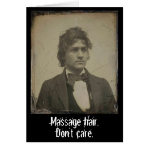 Massage amusant cheveux ne se soucient pas de la p