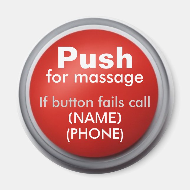Massage_Button-Magnet Magnet (Vorne)