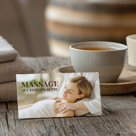 Massage Chiropraktisches Soul- und Körpertherapie  Visitenkarte