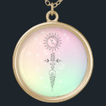 *~* Massage Frau - Mond Sun Nirvana Yoga Reiki Vergoldete Kette<br><div class="desc">Rund Gold platzierte metaphysische Spirituelle Neue Age Halskette. JEWELRY MIT INTENTION (R) - Energetisch Enhanced Juwelierhalskette rund und gelb goldplattiert. Seit 2001 habe ich als beruflicher spiritueller Energiehelfer den Power der Heilabsicht gelernt, entwickelt und genutzt. Alle meine JEWELRY MIT ABSICHT (R) tragen die heilende Energie der positiven Manifestation. Dieser JEWELRY...</div>
