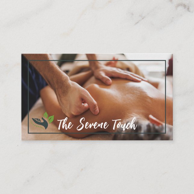 Massage für Frauen Visitenkarte (Vorderseite)