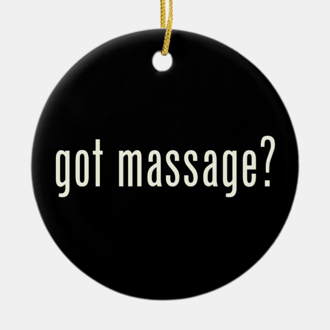 Massage got? keramikornament (Vorne)