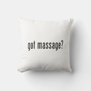 Massage got? kissen