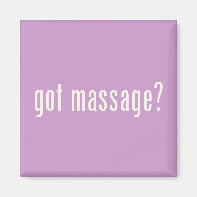 Massage got? magnet (Vorne)