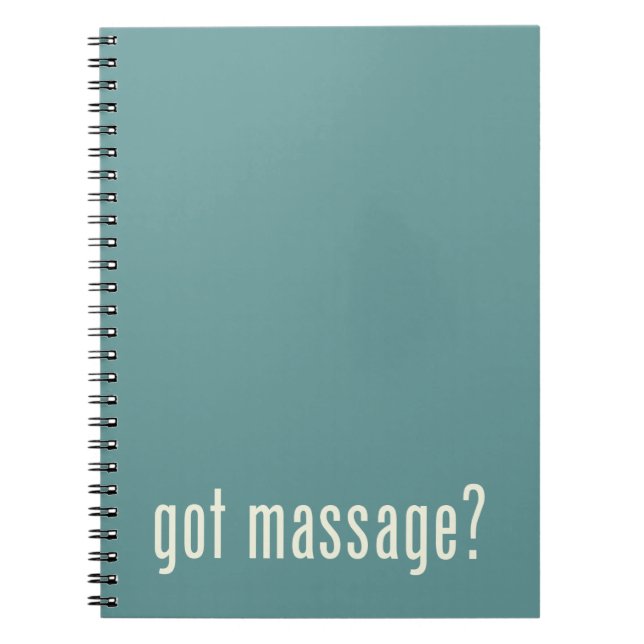 Massage got? notizblock (Vorderseite)