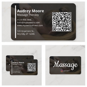 Massage Reiki Reflexologie Chiropraktische Holisti Visitenkarte