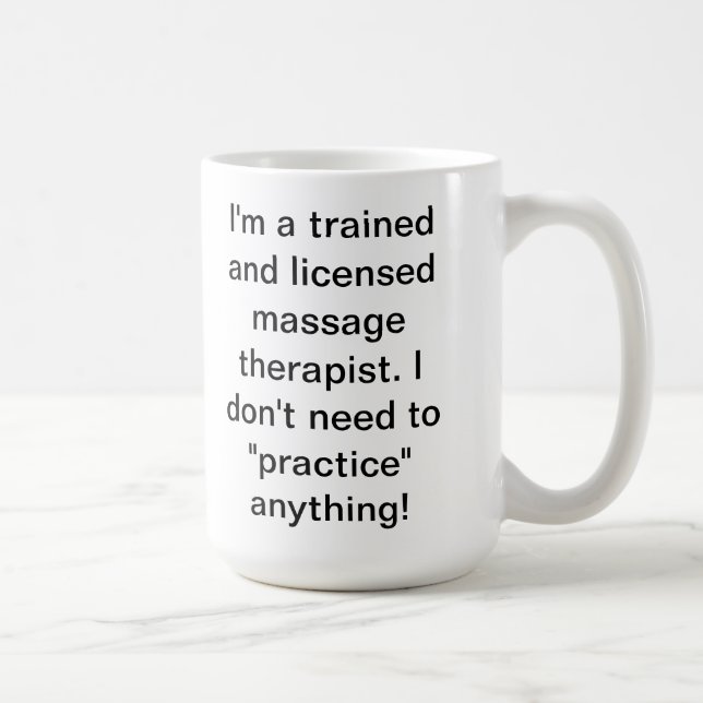 Massage-Spaß Kaffeetasse (Rechts)