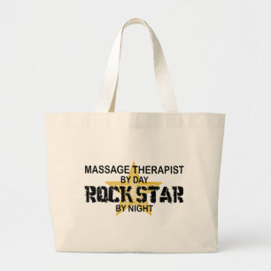 Massage-Therapeut-Rockstar Jumbo Stoffbeutel