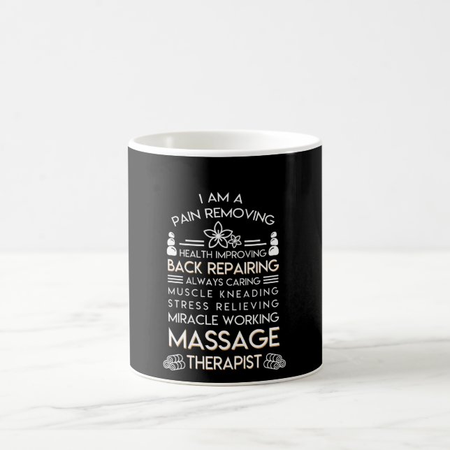 Massage-Therapeut-Schmerz, die Gesundheit Kaffeetasse (Mittel)
