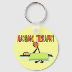 Massage-Therapeut-Stock-Leute-Entwurfs-Geschenke Schlüsselanhänger