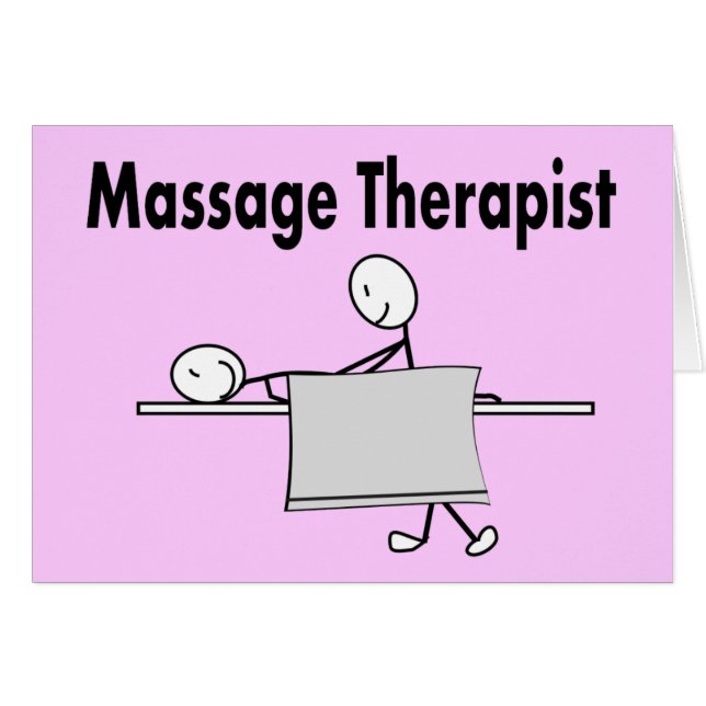 Massage-Therapeut-Stock-Person (Vorderseite (Horizontal))