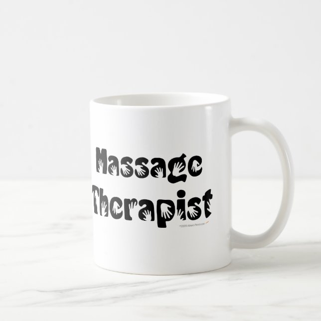Massage-Therapeut-Tasse Kaffeetasse (Rechts)