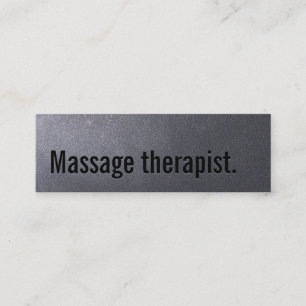 Massage-Therapie-elegantes Minimalistisches Mini Visitenkarte