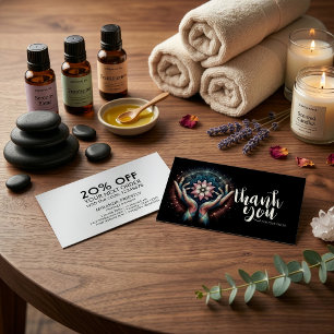 Massage-Therapie Heilende Hände Energie Spa Danke