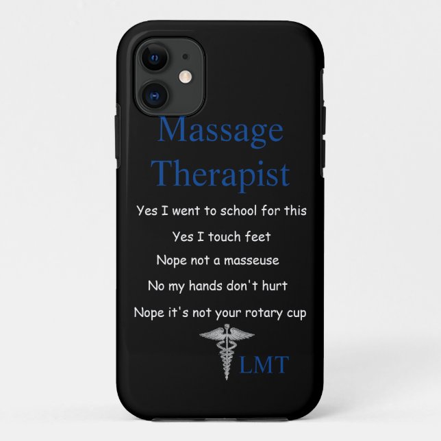 Massage-Therapie IPhone Fall Case-Mate iPhone Hülle (Rückseite)