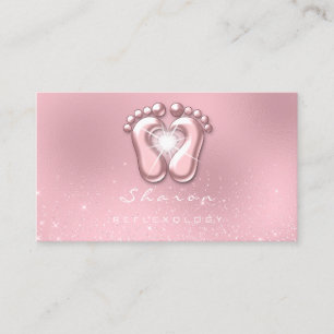 Massage-Therapie-Reflexzonenmassage-Therapie-Rosa Visitenkarte