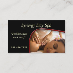 Massage-Therapie-Visitenkarte Visitenkarte
