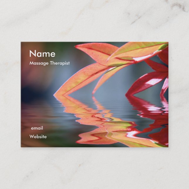 Massage Therapis… Terminkarte (Vorderseite)