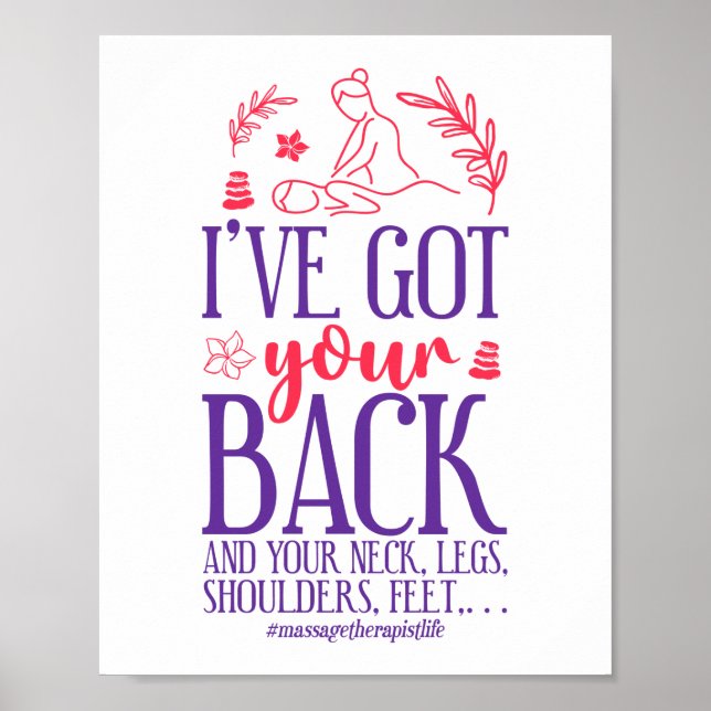 Massage Therapist Massage-Therapie habe ich Got Poster (Vorne)