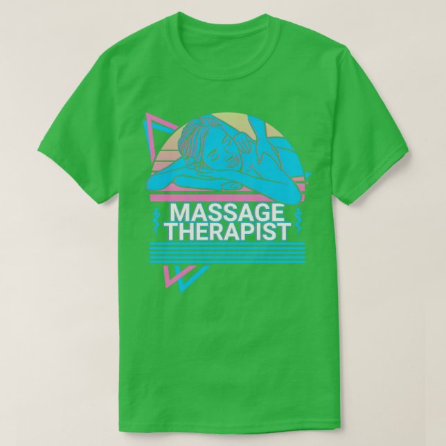 Massage Therapist Massage Therapie Masseuse Retro  T-Shirt (Design vorne)