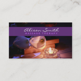 Massage Therapy Business card Visitenkarte