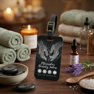 Massage Therapy Heilung Hände Energie Wellness-Cen Gepäckanhänger