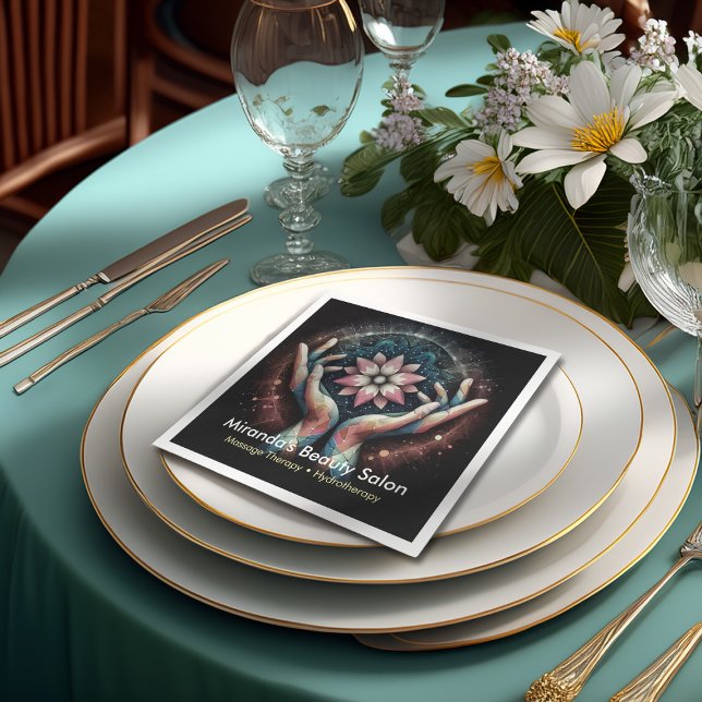 Massage Therapy Heilung Hände Energie Wellness-Cen Serviette (Von Creator hochgeladen)