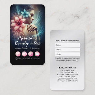 Massage Therapy Heilung Hände Energie Wellness-Cen Terminkarte